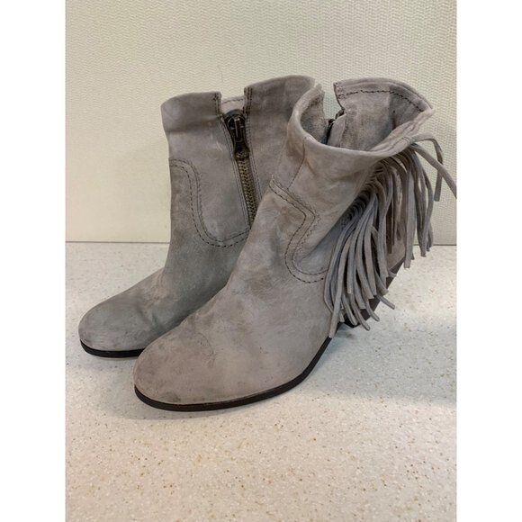 Sam Edelman Louie Fringe Ankle Bootie 8.5 - Picture 7 of 10